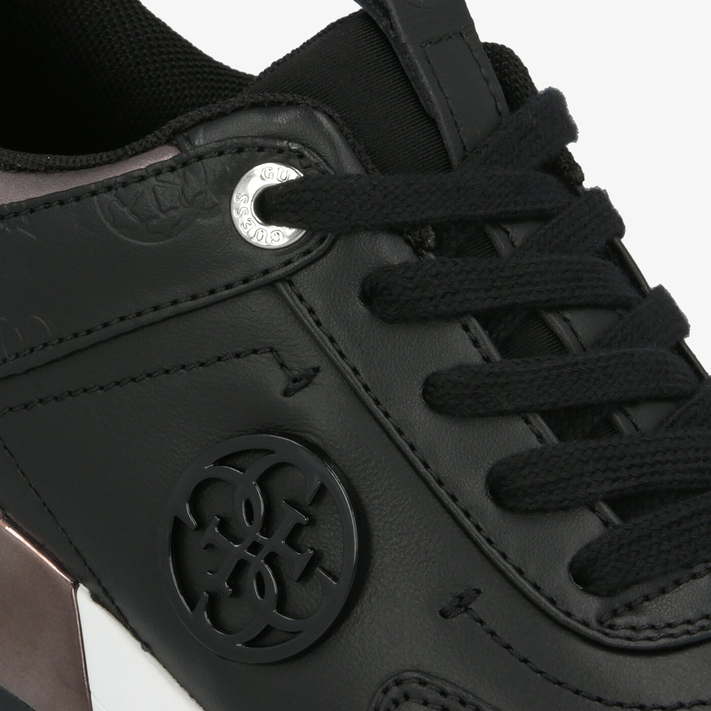 Damskie sneakersy (buty) GUESS MARLYN4 fl5mynfal12black kolor czarny