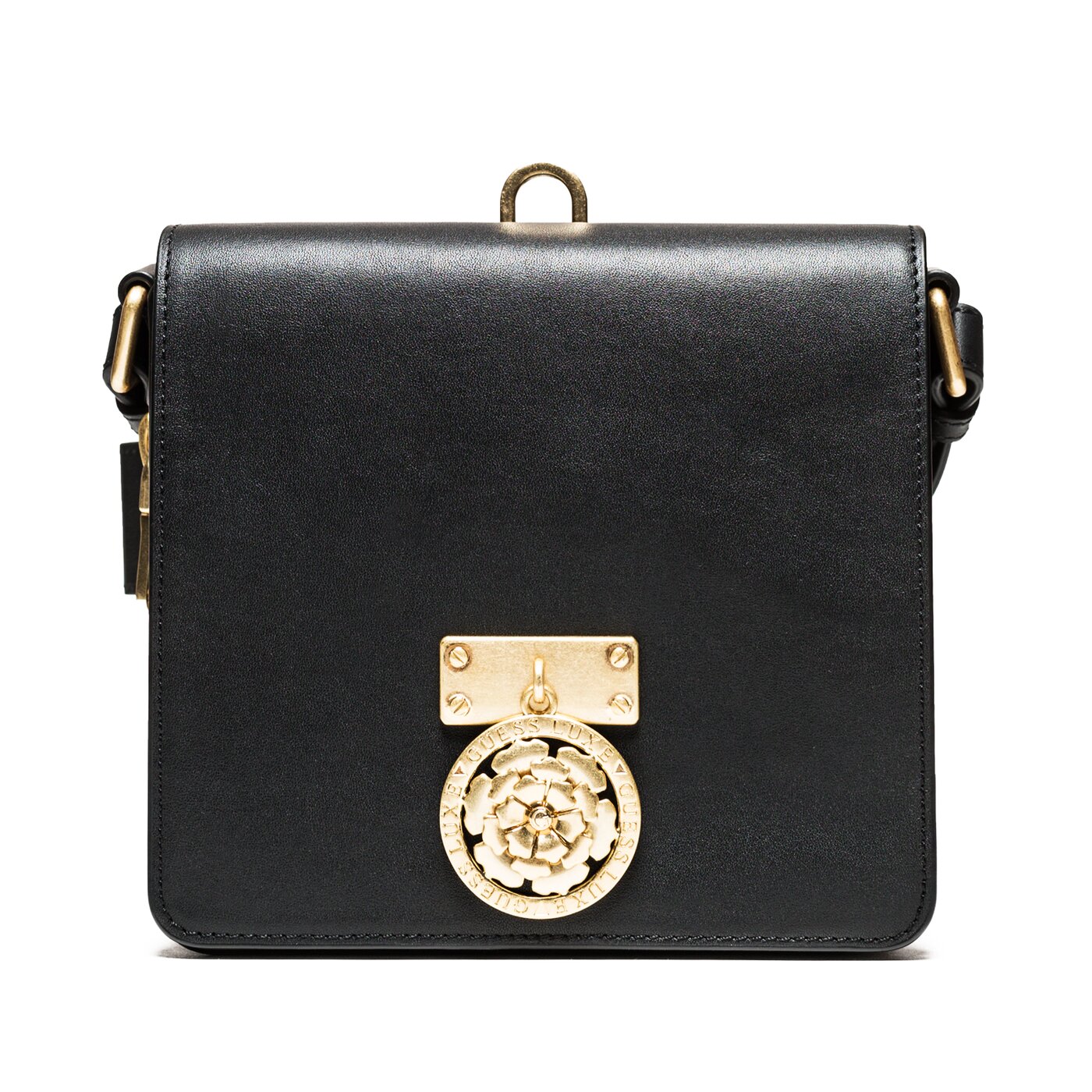 Damska torebka GUESS TORBA ALEXIS CROSSBODY FLAP hwalecl8321bla kolor czarny