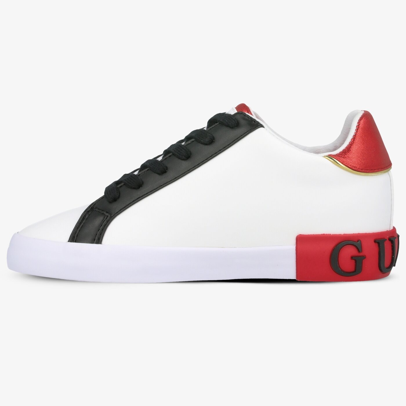 Damskie trampki GUESS PATH fl8pahele12white kolor biały