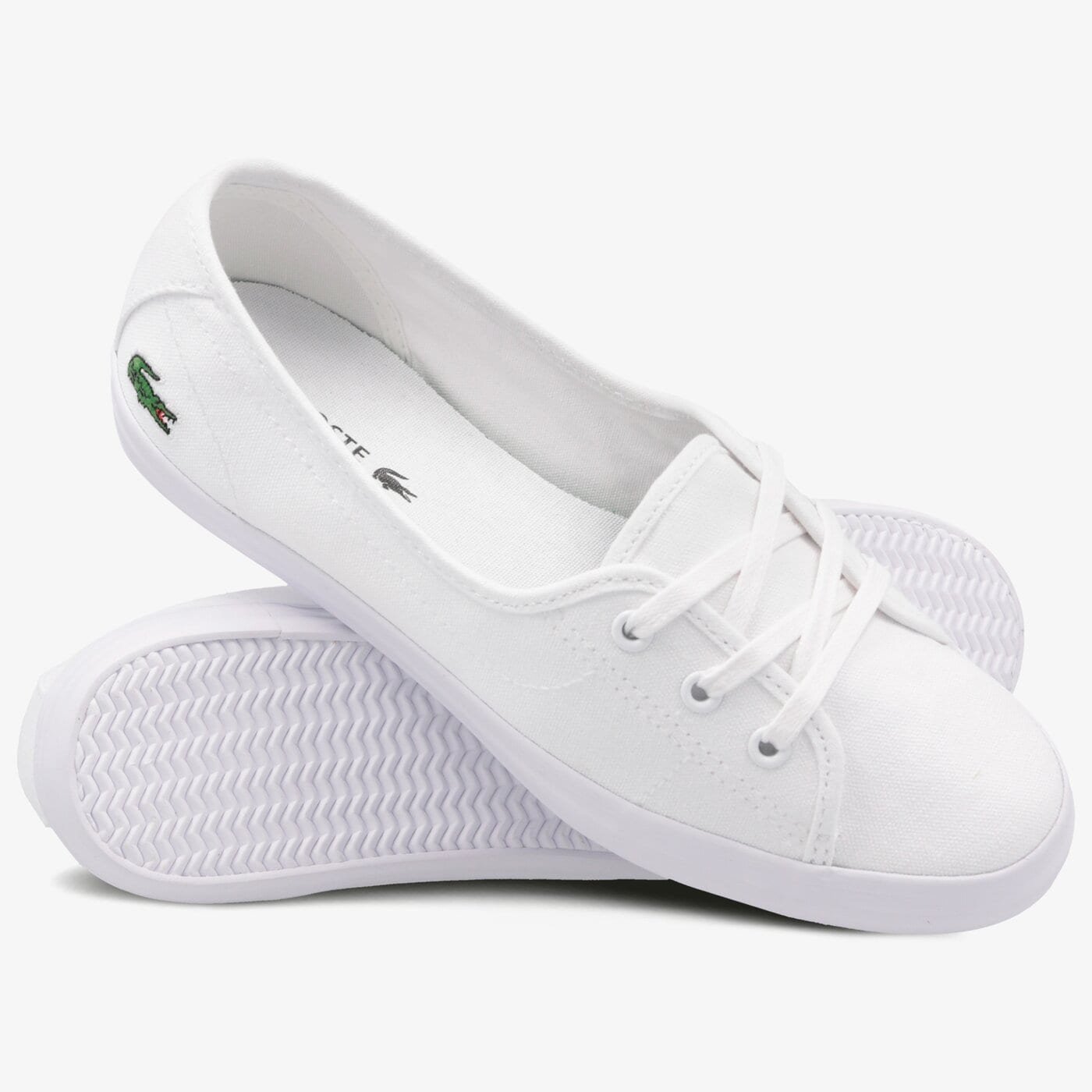 Damskie trampki LACOSTE ZIANE CHUNKY BL 2 CFA 737cfa006421g kolor biały