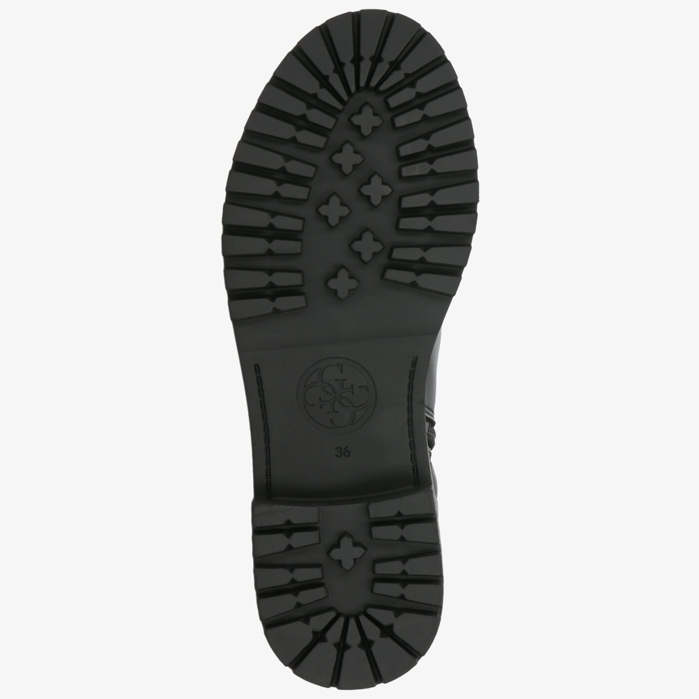 Damskie botki / sztyblety GUESS HADASA fl8hadlea10black kolor czarny