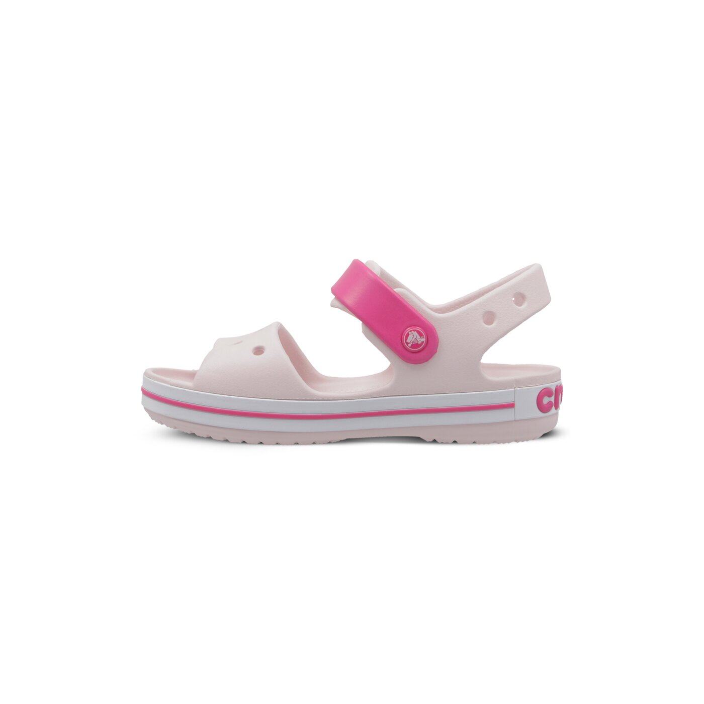 Dziecięce sandały / klapki CROCS CROCBAND SANDAL KIDS 128566pvi kolor różowy