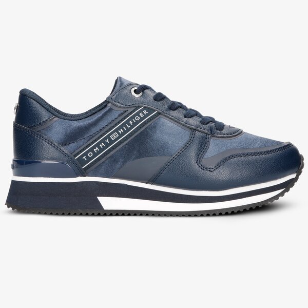 Damskie sneakersy (buty) TOMMY HILFIGER MIXED ACTIVE CITY SNEAKER fw0fw04177406 kolor granatowy