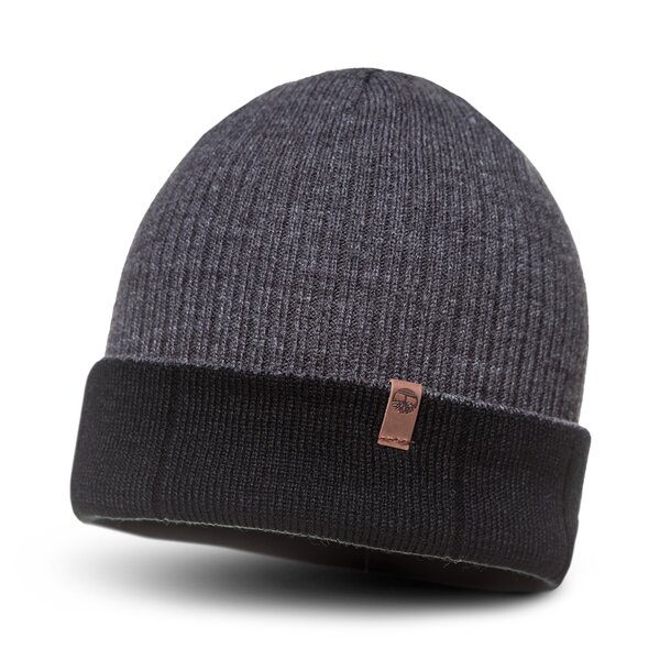 Damska czapka zimowa TIMBERLAND CZAPKA ZIMOWA RIBBED COLOR BLOCK BEANIE a1ekp001 kolor czarny