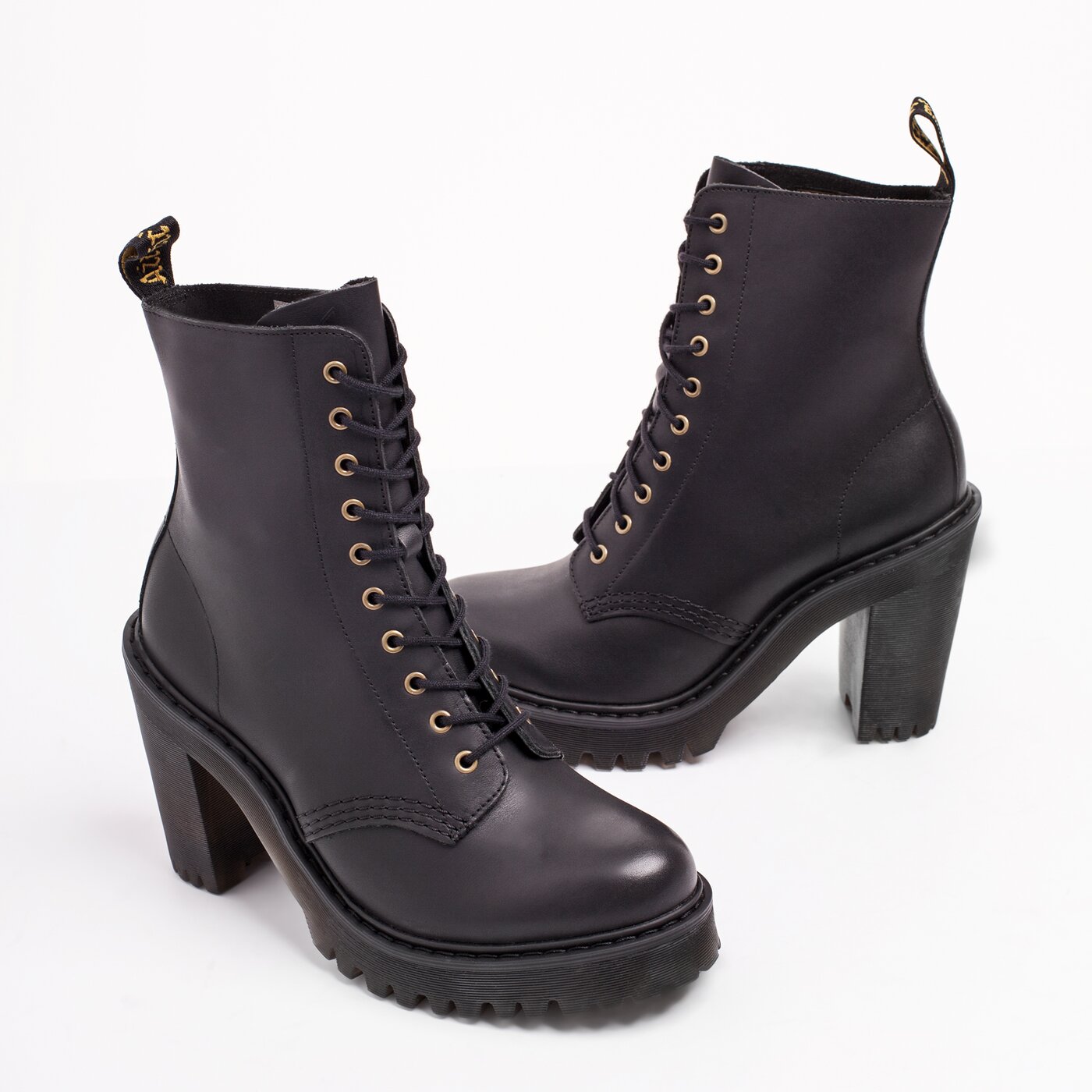 Damskie botki / sztyblety DR MARTENS 10 EYE BOOT 23927001 kolor czarny