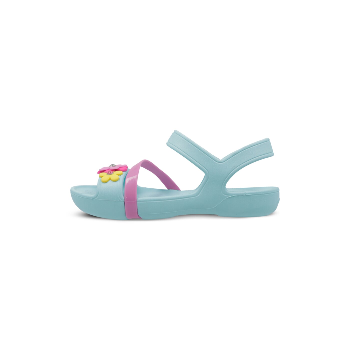 Dziecięce sandały / klapki CROCS LINA CHARM SANDAL K 2055304o9i kolor niebieski