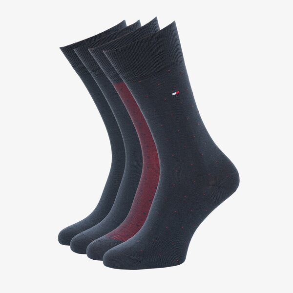 Męskie skarpetki TOMMY HILFIGER SKARPETY MIXED GIFTBOX 4P 39 492001001085039 kolor multicolor
