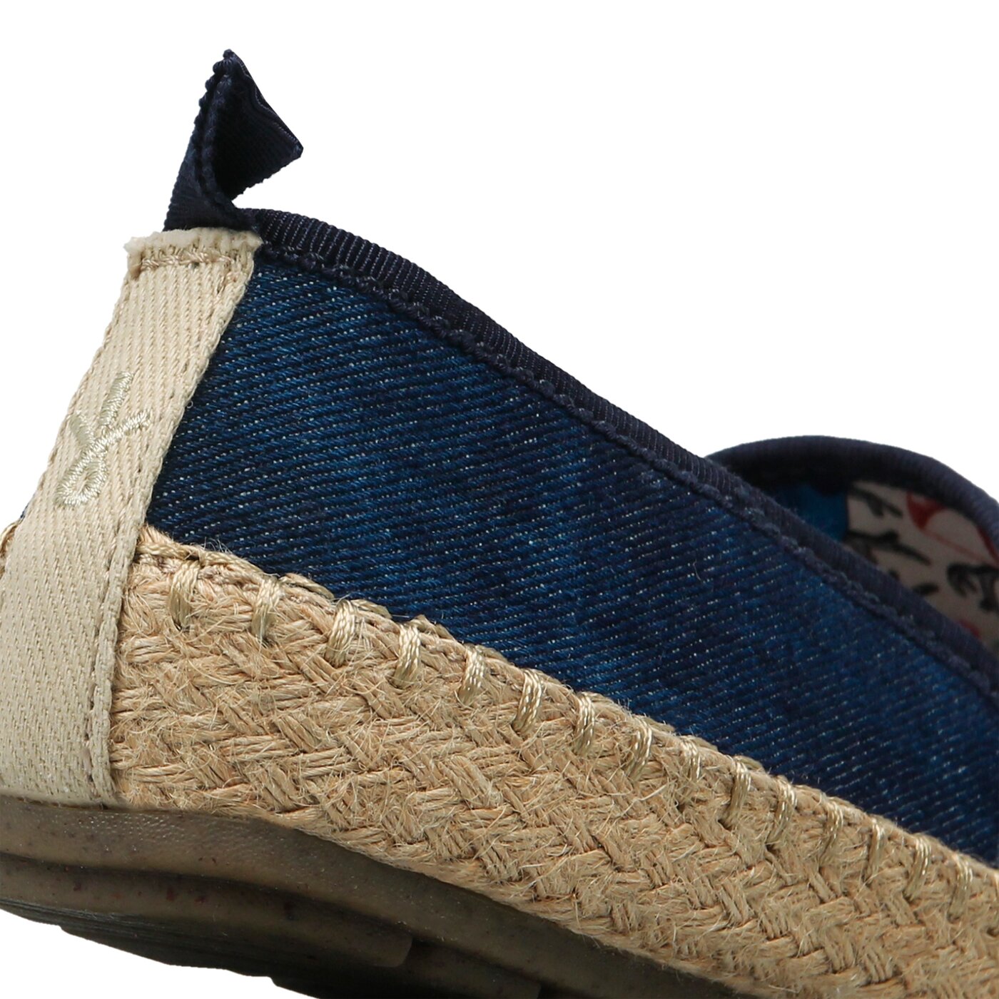 Damskie espadryle EMU GUM DARK DENIM DISTRESS w11385darkdenimdist kolor granatowy