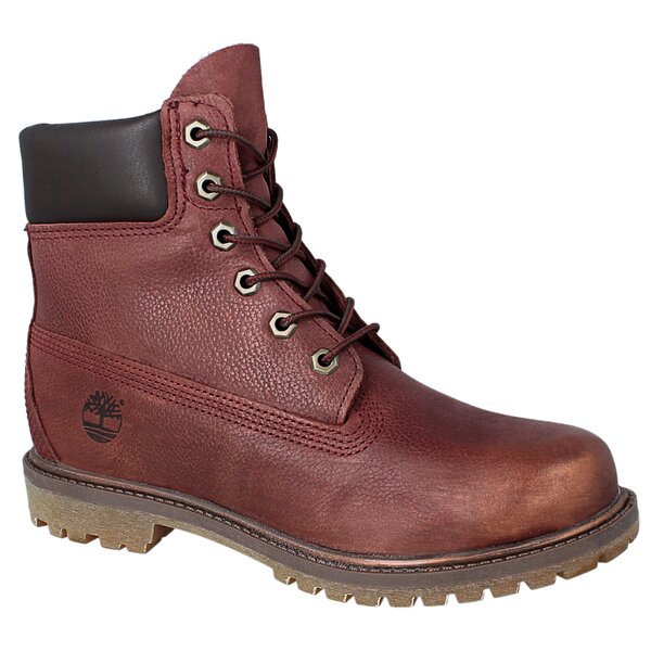 Damskie trapery TIMBERLAND PREMIUM 6 INCH BOOT - W  a12mf kolor bordowy