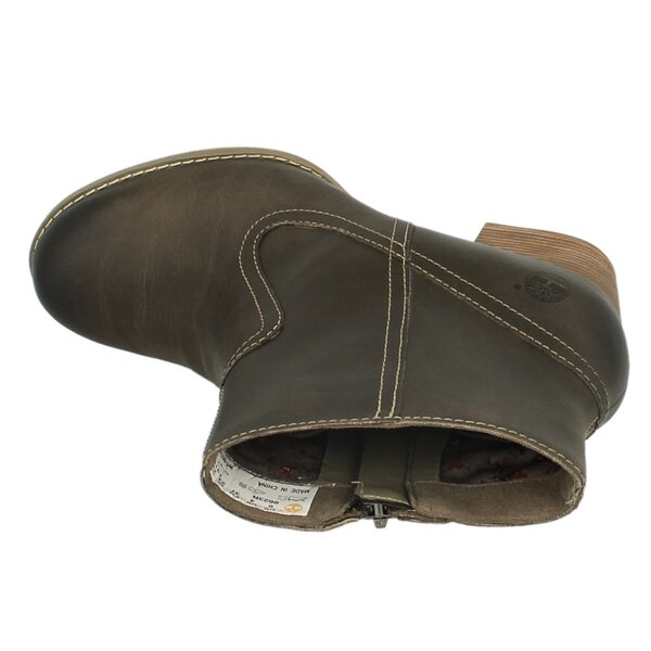 Damskie botki / sztyblety TIMBERLAND EK BIRCHMONT SIDE ZIP CHELSEA 8623r kolor szary