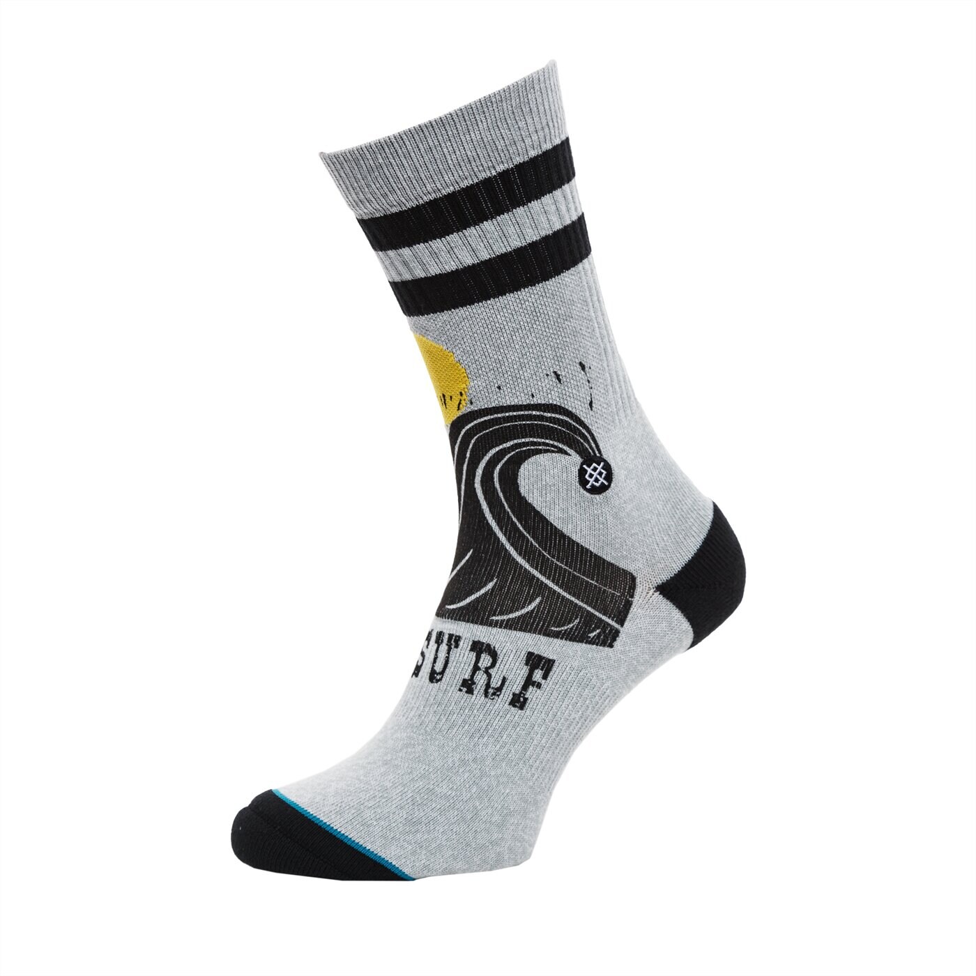 Męskie skarpetki STANCE SKARPETY ALOHA SURF OBLOW m556b19alo kolor szary