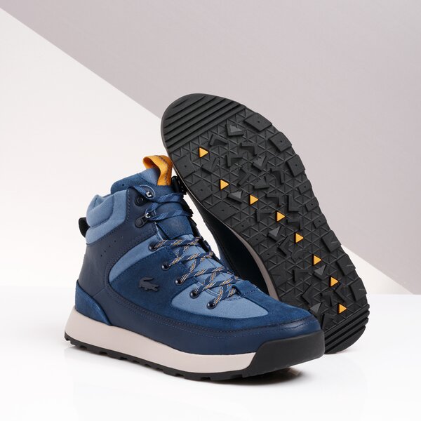 Męskie buty outdoor (trekkingowe) LACOSTE URBAN BREAKER 319 1 CMA 738cma0058nd1 kolor granatowy