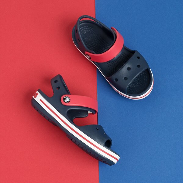 Dziecięce sandały / klapki CROCS CROCBAND SANDAL KIDS 12856485i kolor granatowy