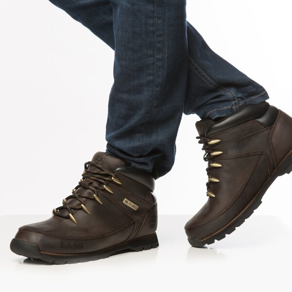 Męskie buty outdoor (trekkingowe) TIMBERLAND EURO SPRINT HIKER  a11zm kolor brązowy