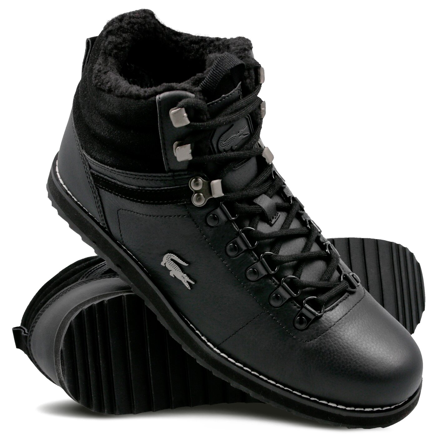 Męskie buty outdoor (trekkingowe) LACOSTE JARMUND WTH 730spm001602h kolor czarny