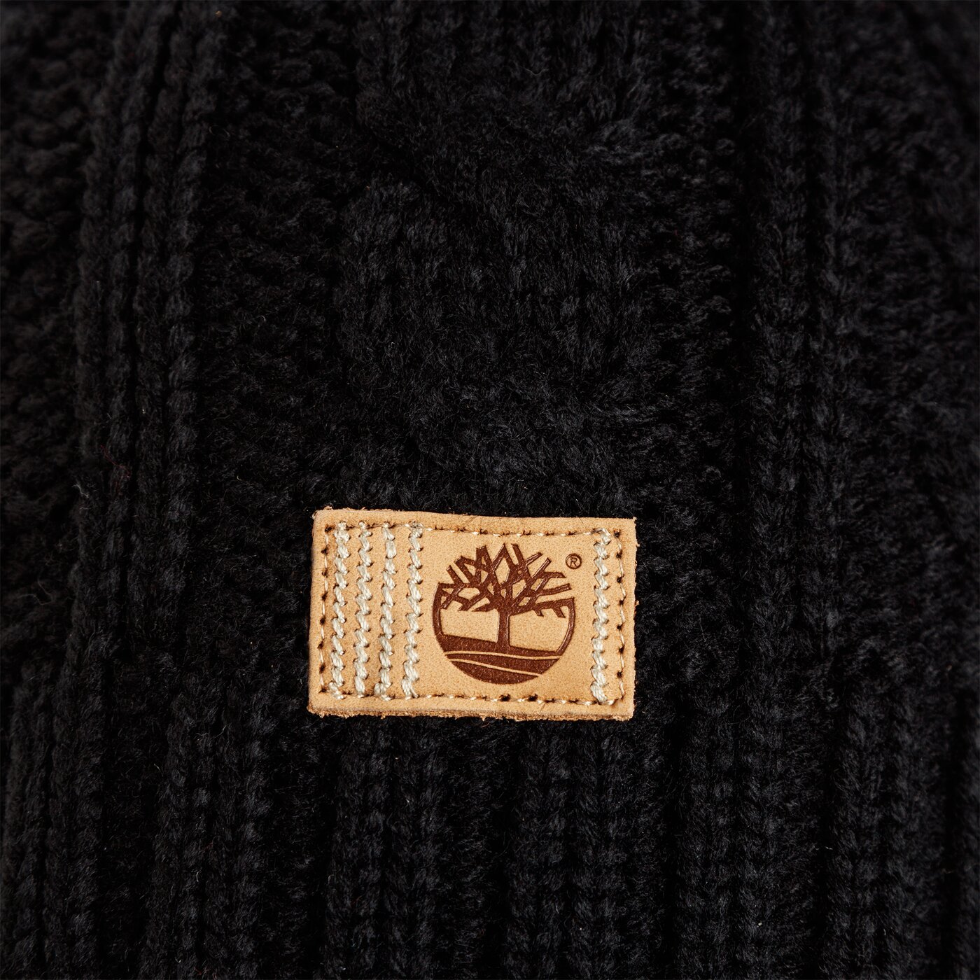 Damska czapka zimowa TIMBERLAND CZAPKA ZIMOWA CABLE BEANIE tb0a1elo0011 kolor czarny