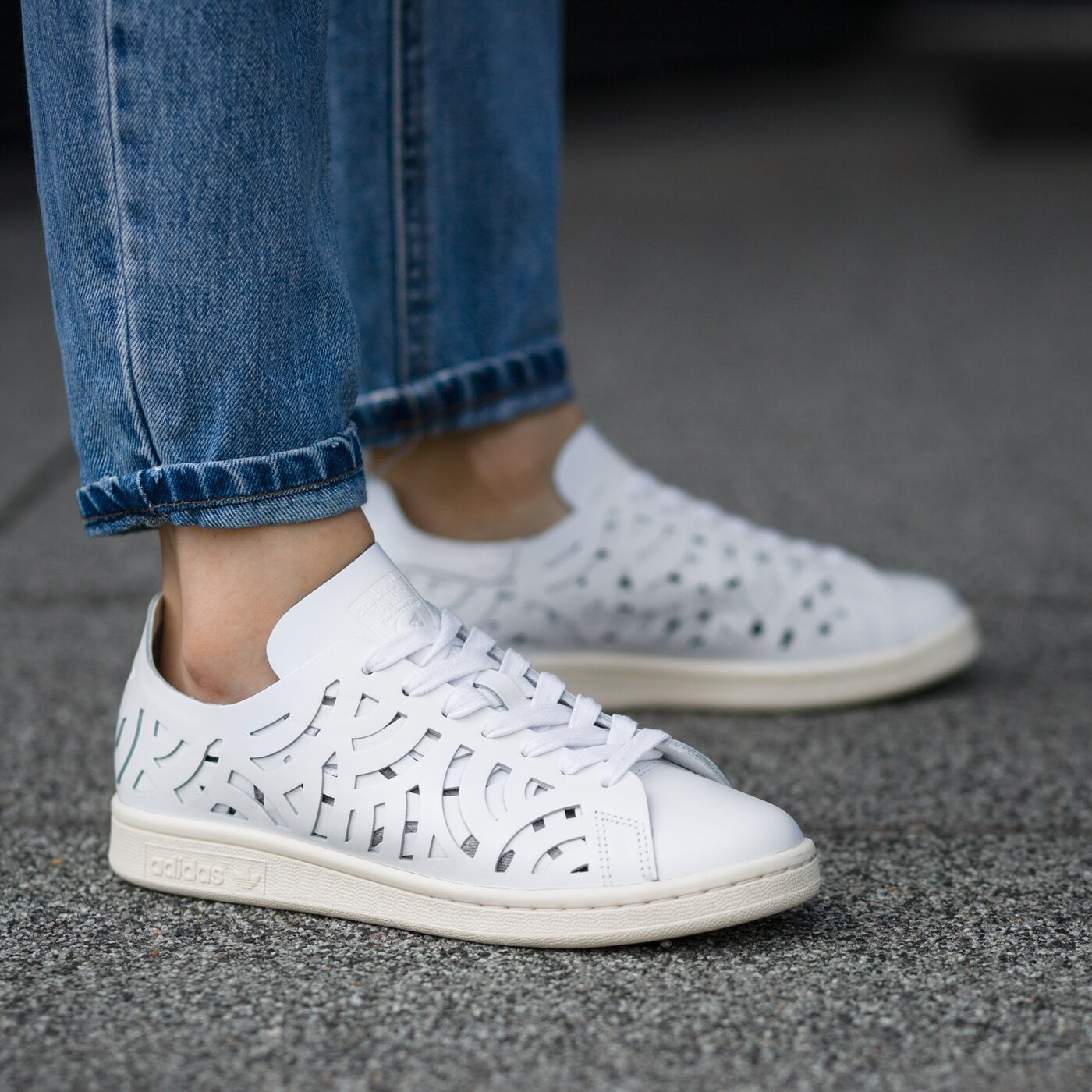 adidas stan smith cutout