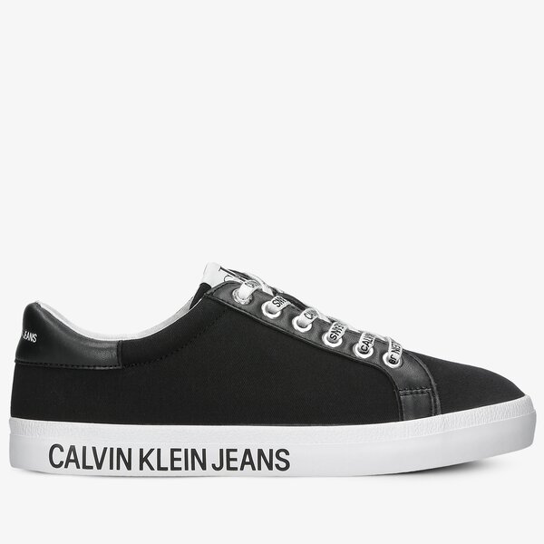 Damskie trampki CALVIN KLEIN LOW PROFILE SNEAKER LACEUP yw0yw00057bds kolor czarny
