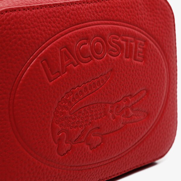Damska torebka LACOSTE TOREBKA CROSSOVER BAG nf3326nje74 kolor czerwony