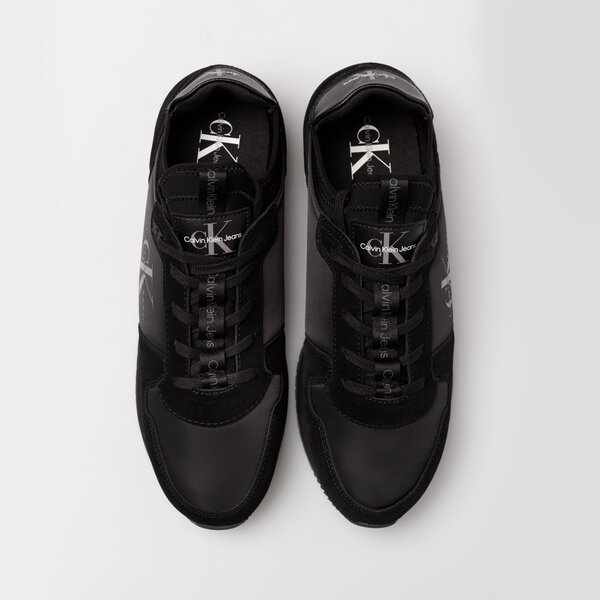 Męskie sneakersy (buty) CALVIN KLEIN RUNNER SOCK LACEUP NY-LTH ym0ym005530gl kolor czarny