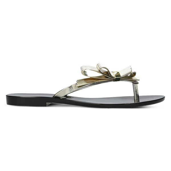 Damskie klapki MELISSA HARMONIC CHROME AD 3195950816 kolor złoty