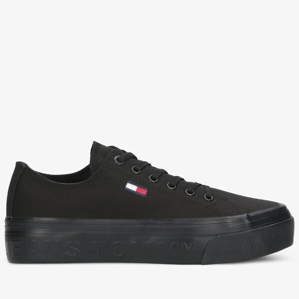 Damskie trampki TOMMY HILFIGER TOMMY JEANS FLATFORM VULC en0en01371bds kolor czarny