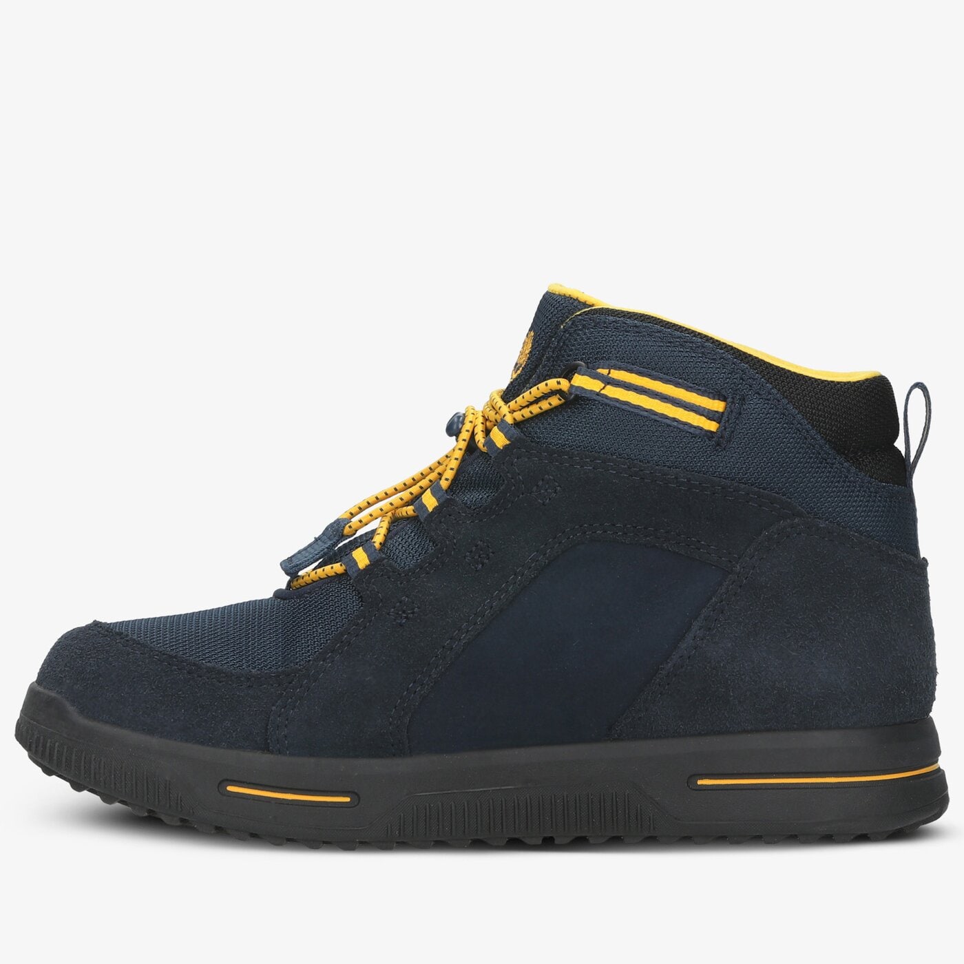 Dziecięce buty outdoor / trekkingowe TIMBERLAND CITY STOMP BUNGEE MID GTX tb0a22pb0191 kolor granatowy