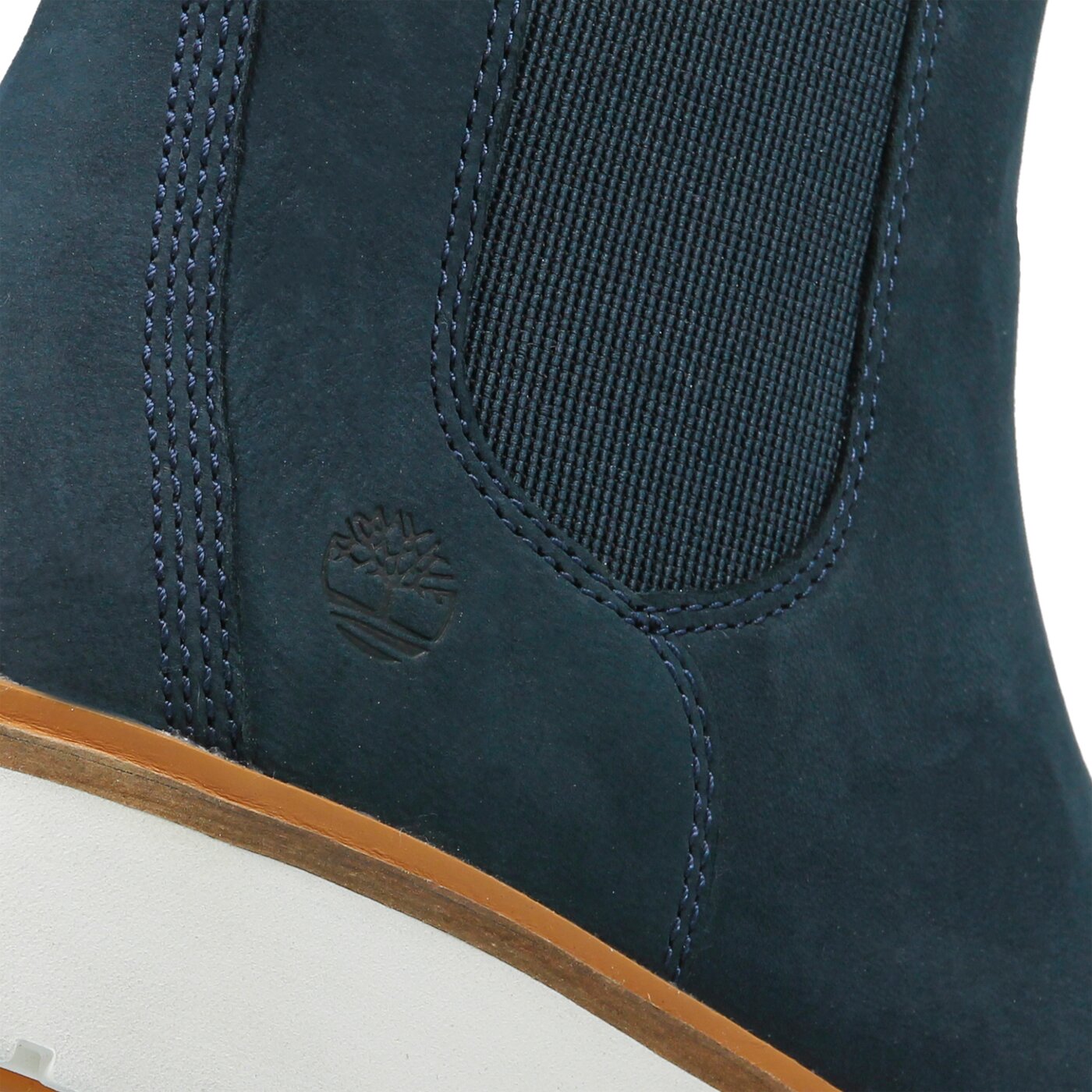 Damskie botki / sztyblety TIMBERLAND ELLIS STREET PERF CHELSEA a1pf1 kolor granatowy