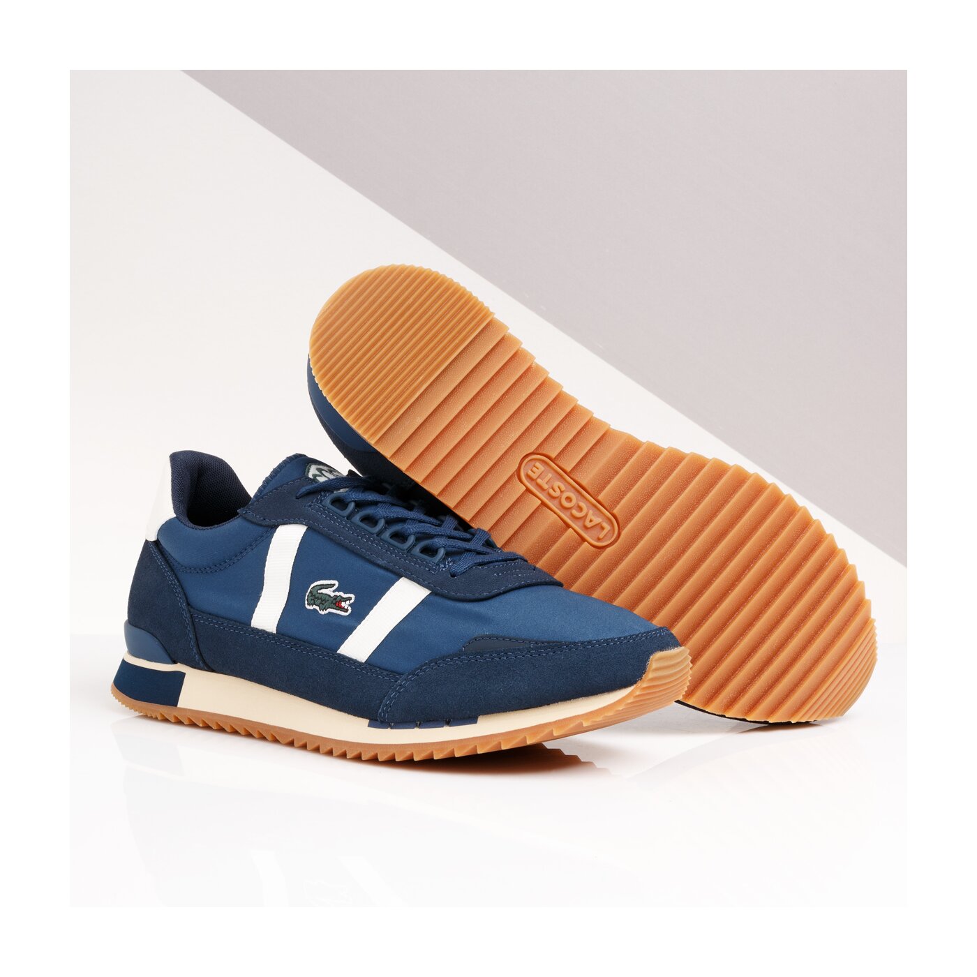 Męskie sneakersy (buty) LACOSTE PARTNER RETRO 319 1 SMA 738sma0006j18 kolor granatowy