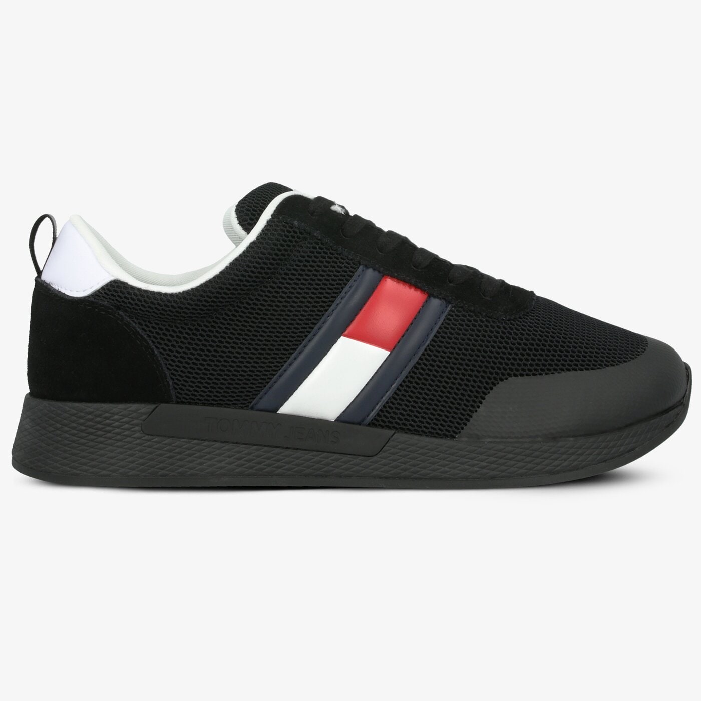 Męskie sneakersy (buty) TOMMY HILFIGER FLEXI TOMMY JEANS FLAG SNEAKER em0em00400bds kolor czarny