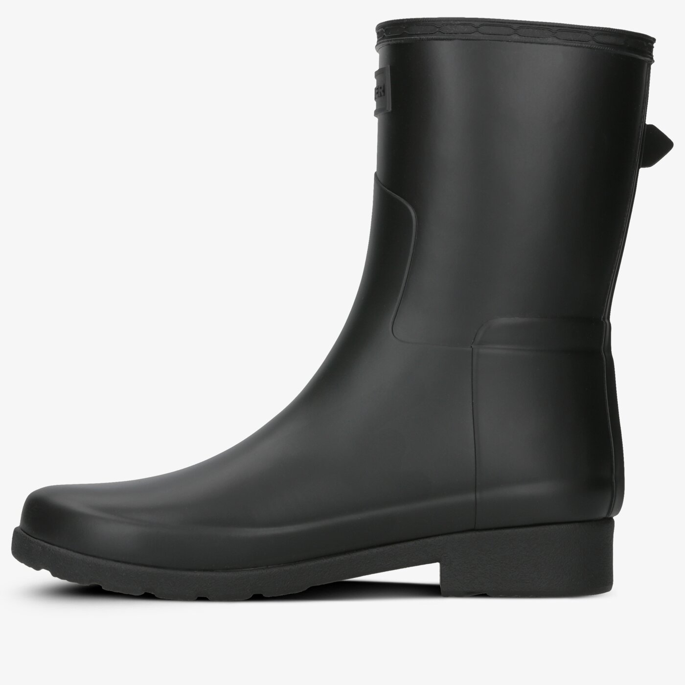 Damskie kalosze (buty gumowe) HUNTER ORIGINAL REFINED SHORT wfs1098rma-blk kolor czarny