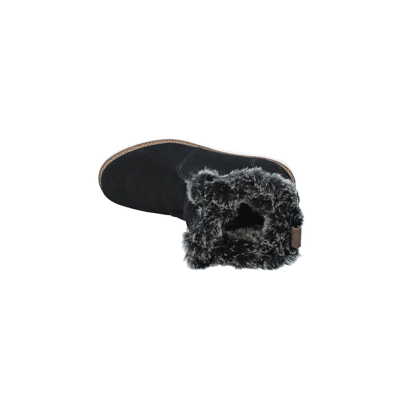 Damskie botki / sztyblety LACOSTE BAYLEN 2 728srw1158120 kolor granatowy