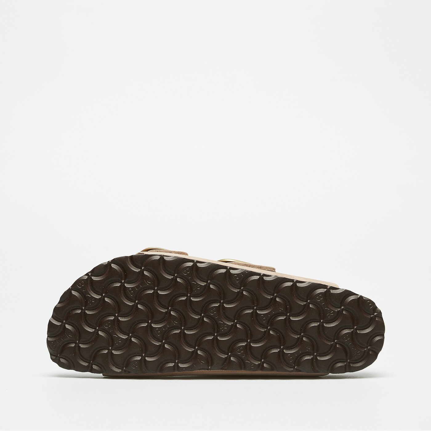 Damskie klapki BIRKENSTOCK ARIZONA BIG BUCKLE LENB SANDCASTLE 1024064 kolor beżowy