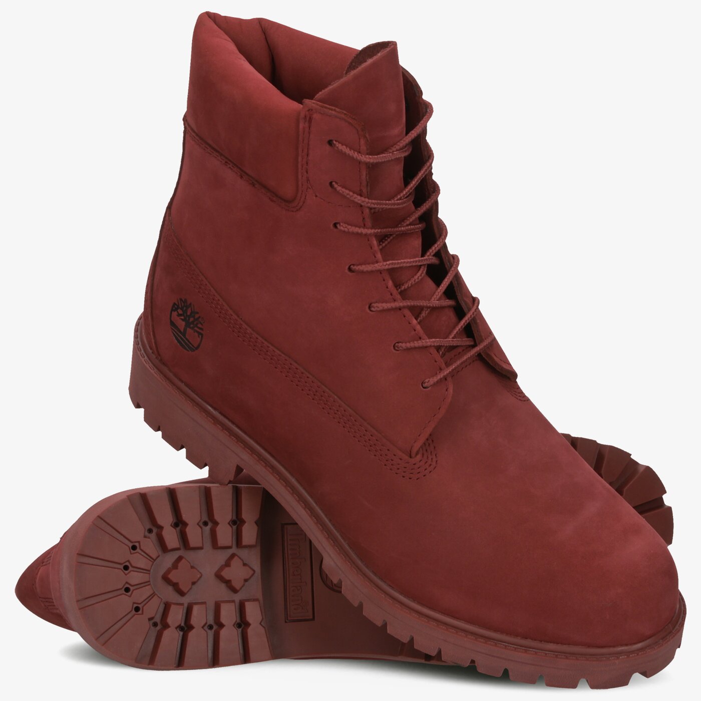 Męskie buty za kostkę TIMBERLAND 6 PREM RUBBER CUP BOOT  tb0a2bxhv151 kolor czerwony