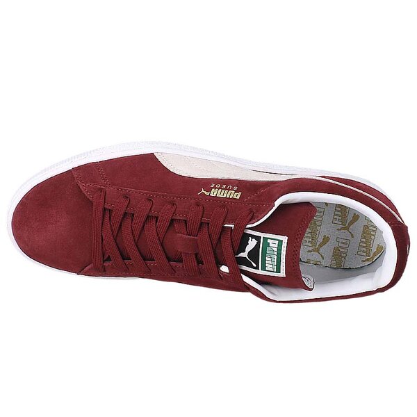 Męskie sneakersy (buty) PUMA SUEDE CLASSIC+ 35263475 kolor bordowy