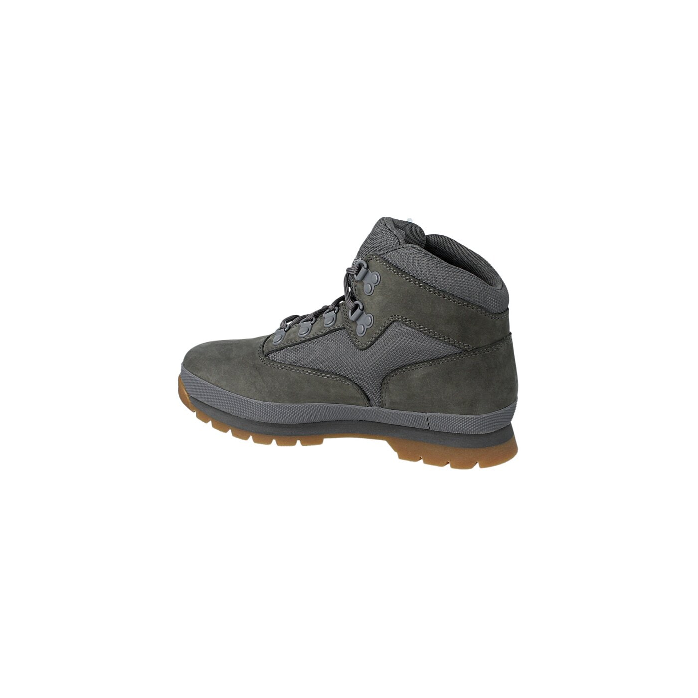 Dziecięce buty outdoor / trekkingowe TIMBERLAND EURO HIKER - LEATHER / FABRIC a12we kolor szary