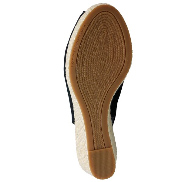 Damskie sandały TOMMY HILFIGER ICONIC ELBA BASIC SLING BACK fw0fw02788403 kolor granatowy