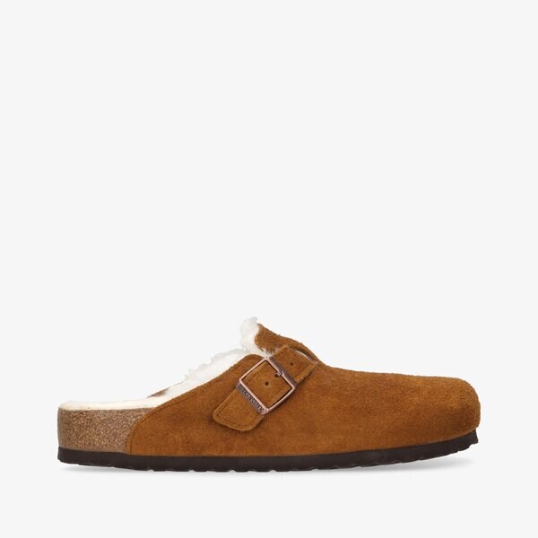 Męskie klapki BIRKENSTOCK BOSTON VL/FELL 1001140 kolor brązowy