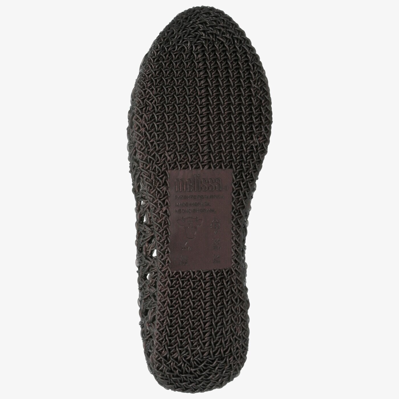 Damskie baleriny (buty) MELISSA CAMPANA CROCHET AD 3224619936 kolor czarny