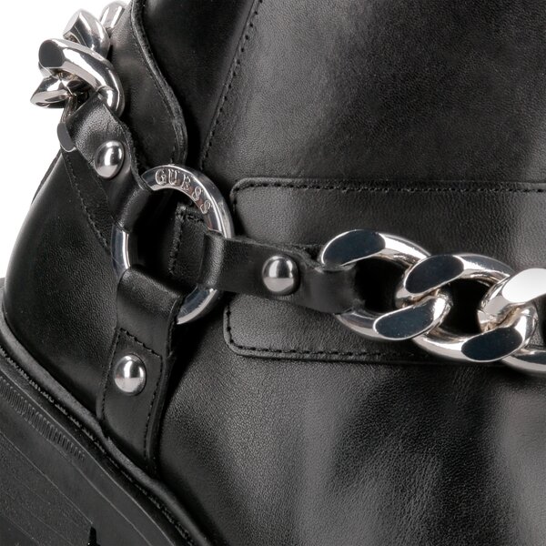 Damskie botki / sztyblety GUESS HADDE flhae4lea10black kolor czarny