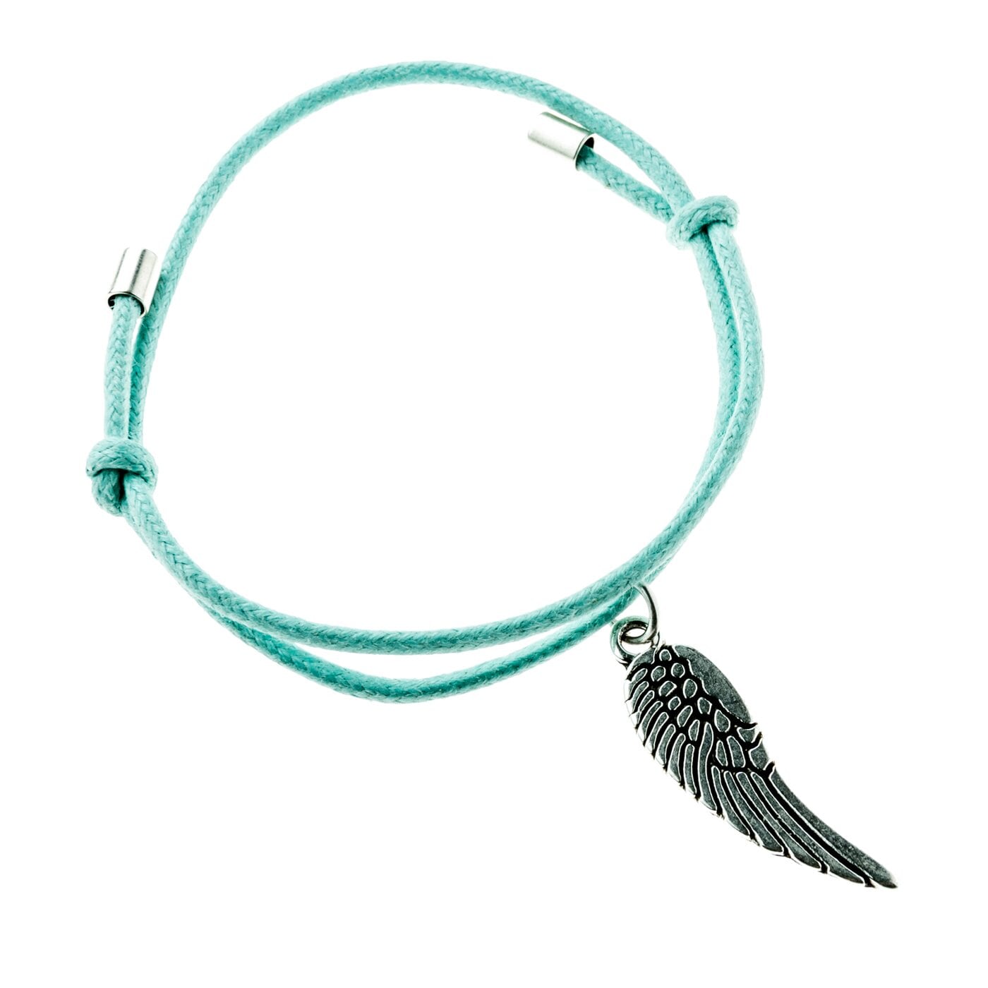 Damska bransoletka / brelok SYMBIOSIS  BRANSOLETKA SKRZYDEŁKO syab008 kolor zielony