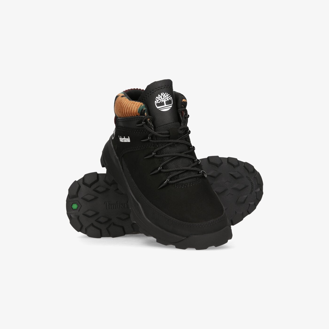 Dziecięce buty outdoor / trekkingowe TIMBERLAND BROOKLYN EURO SPRINT tb0a2gvh0011 kolor czarny
