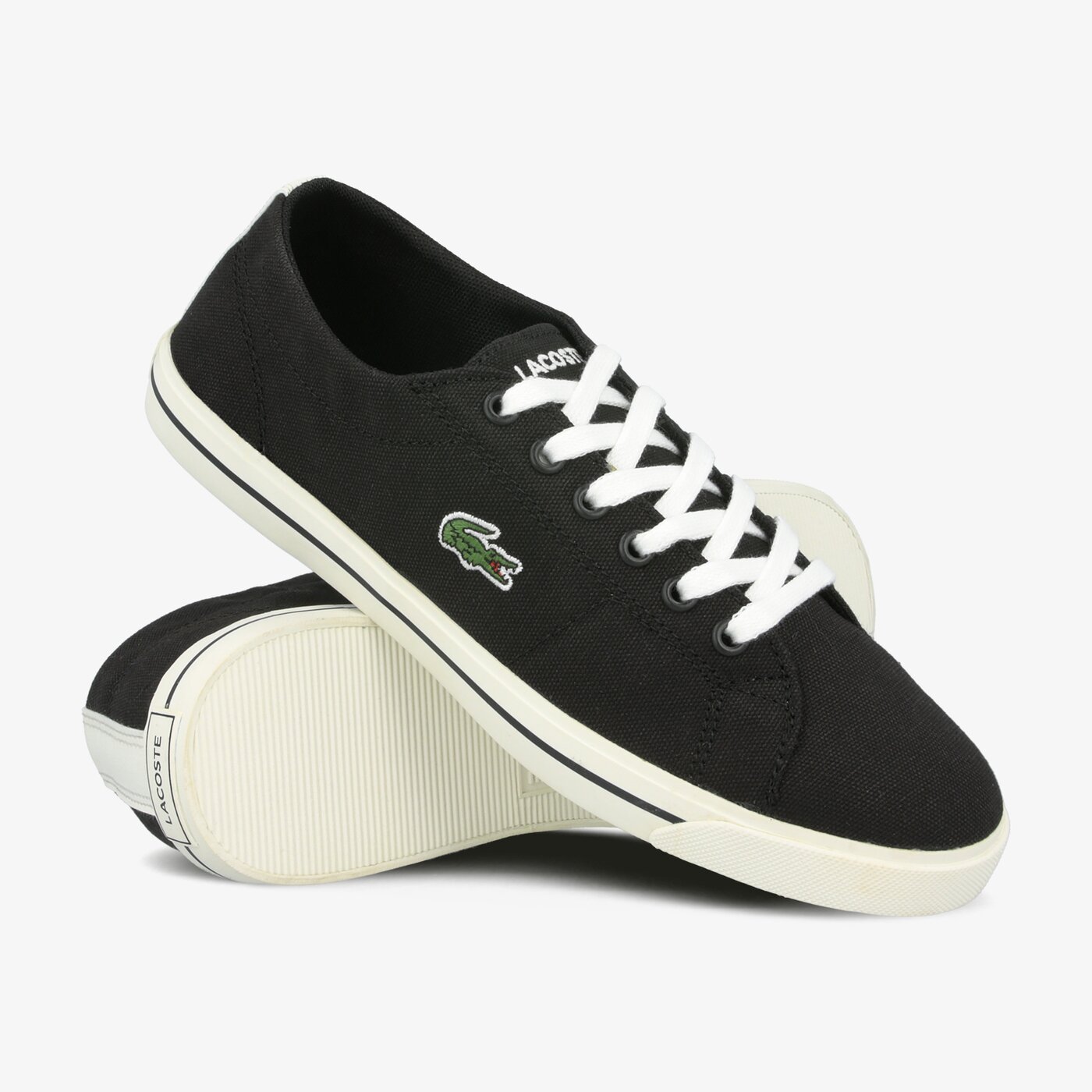 Dziecięce sneakersy (buty) LACOSTE RIBERAC 319 2 CUJ 738cuj0015454 kolor czarny