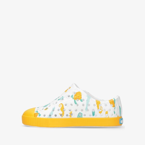 Dziecięce trampki NATIVE JEFFERSON PRINT JUNIOR 12100101-8969 kolor biały