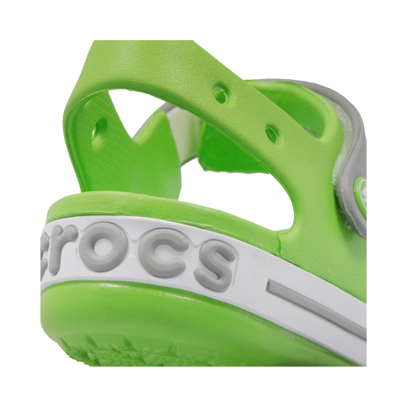 Dziecięce sandały / klapki CROCS CROCBAND SANDAL KIDS 128563k9i kolor zielony
