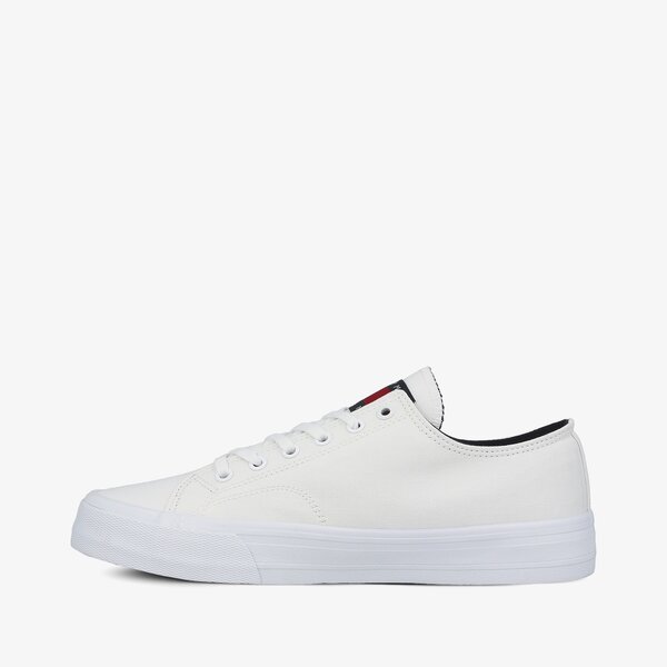 Męskie trampki TOMMY HILFIGER LONG LACE UP VULC em0em00486ybr kolor biały