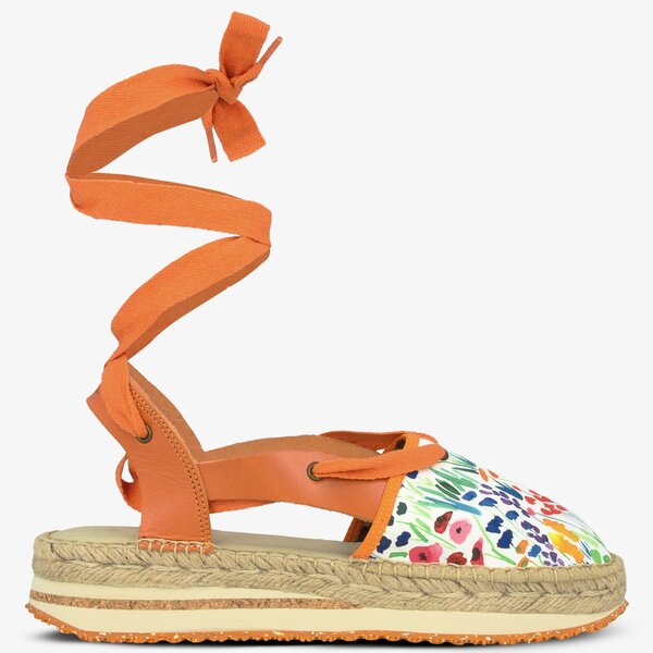 Damskie sandały PAEZ TOMIC CLASSIC ANKLE PRINT FELIZIA ORANGE 1833020s00-800 kolor pomarańczowy