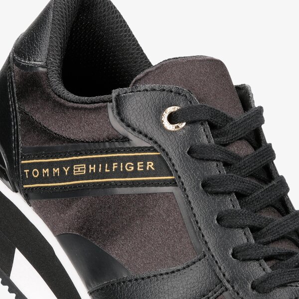 Damskie sneakersy (buty) TOMMY HILFIGER MIXED ACTIVE CITY SNEAKER fw0fw04177990 kolor czarny