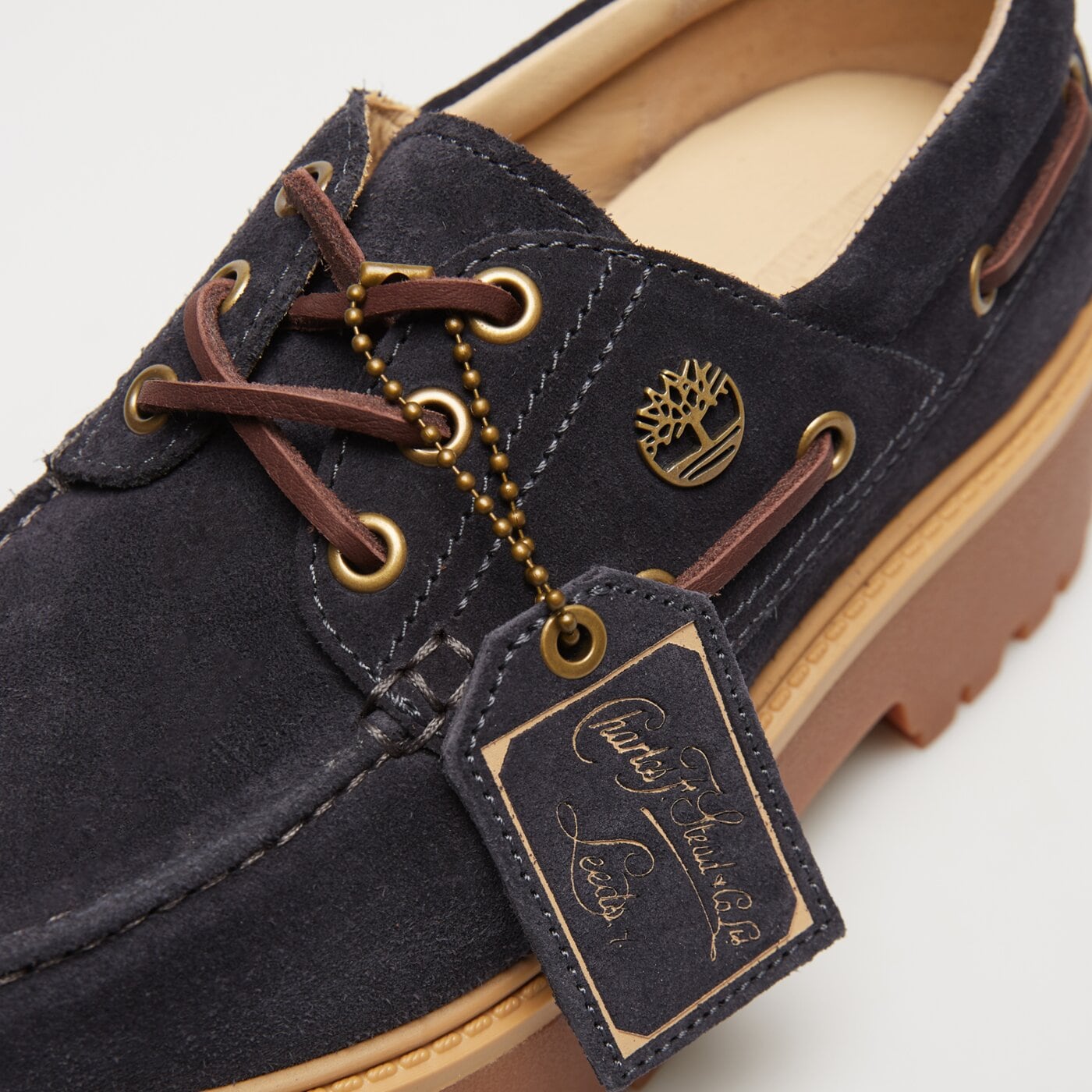 Damskie mokasyny i półbuty TIMBERLAND STONE STREET BOAT SHOE  tb0a62mzep31 kolor granatowy