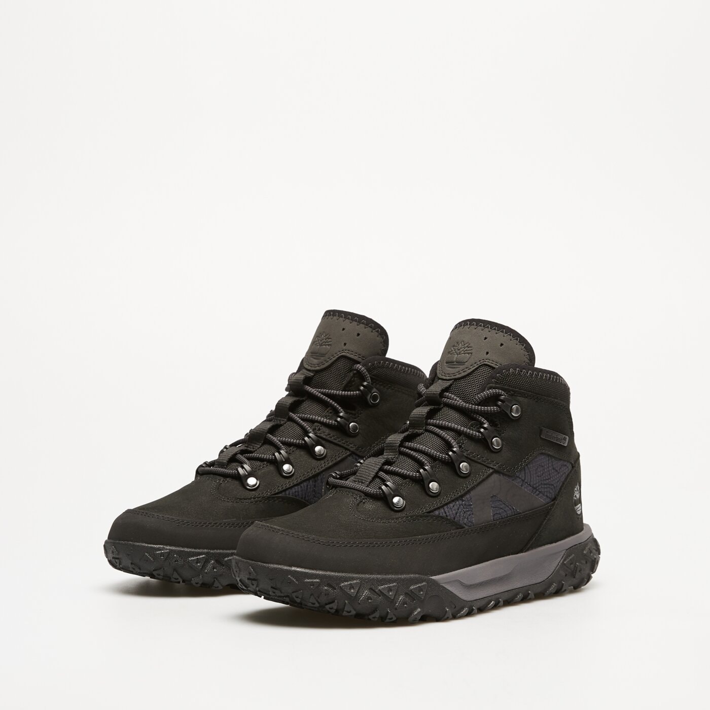 Dziecięce buty outdoor / trekkingowe TIMBERLAND GS MOTION 6 MID F/LWP tb1a67qc0151 kolor czarny